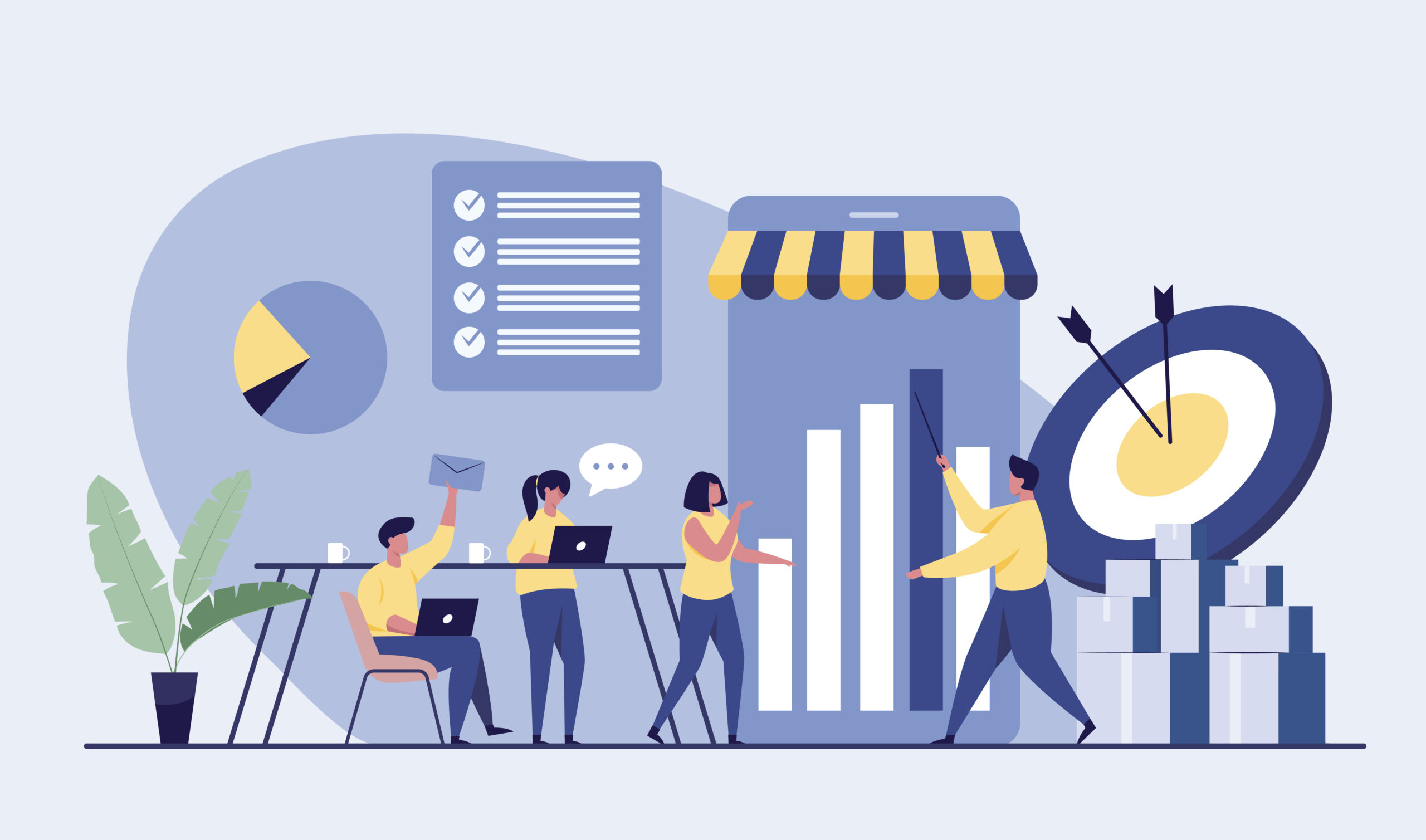 alt="projeto de gri para imobiliária em desenvolvimento. a equipe trabalha em um novo projeto.">